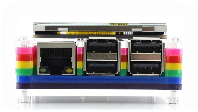 Alt view image 6 of 7 - 3.5 inch TFT Touch Screen (C) 480x320 Hardware Resolution LCD Display HDMI Module for Raspberry Pi 3/2/1 Model B B+ A+ Zero W, 125MHz High-Speed SPI (Refresh Rate up to 50Hz)
