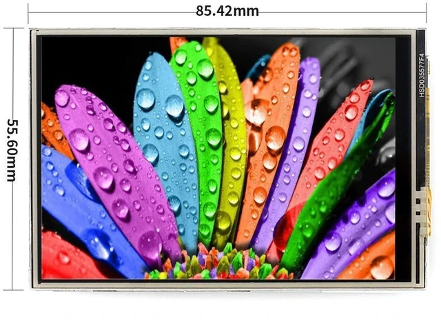 Alt view image 7 of 7 - 3.5 inch TFT Touch Screen (C) 480x320 Hardware Resolution LCD Display HDMI Module for Raspberry Pi 3/2/1 Model B B+ A+ Zero W, 125MHz High-Speed SPI (Refresh Rate up to 50Hz)