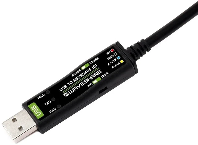 Alt view image 6 of 7 - USB to RS232/485 Serial Port Converter Adapter Cable with Original FT232RNL Chip,Supports Mac, Linux, Android, Win11/10/8.1/8/7,Supports 3.3V / 5V,RS232 / RS485 Communication Switching