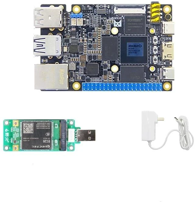 Main image of Lubancat 4 Mini PC RK3588S2 Development Board: 4/8/16GB LPDDR4 RAM, 6T NPU, Gigabit Ethernet, 8K Codec, Raspberry Pi 5 Alternative (8G+64G,4G Mobile Communication Package)