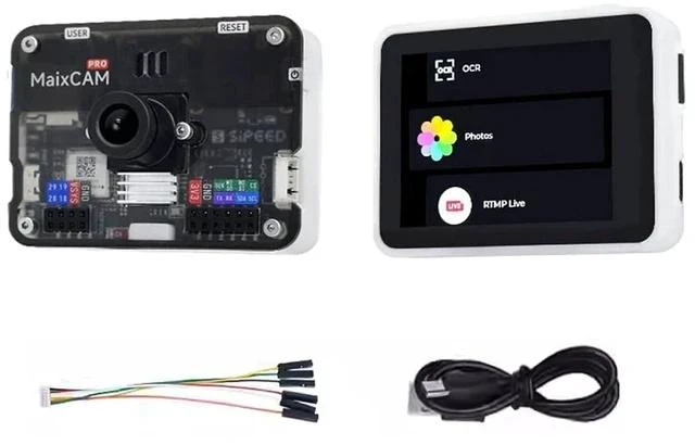 Main image of Sipeed MaixCAM Pro AI Development Board, Equipped with a RISC-V 1TOPS NPU and a Vision Camera, enables The Rapid Deployment of AI Vision and Auditory Applications. (Standard Kit)