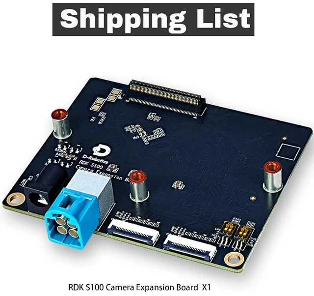 Alt view image 2 of 7 - RDK S100 Development Board Robot Kit, ROS, 6xARM Cortex-A78AE CPU, AI Development, Sweet Potato Robot, Up to 80 Tops of Computing Power (Only Camera Expansion Board)