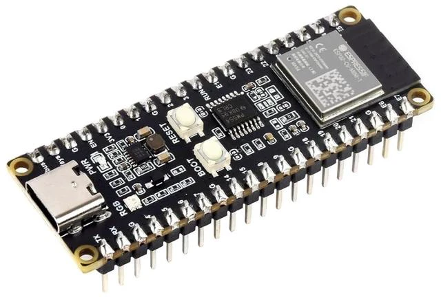 Main image of ESP32-C6 Microcontroller WiFi 6 Development Board with Pre-soldered Header Onboard ESP32-C6-MINI-1 with RISC-V 32-bit Sngle-core Processor, WiFi 6+Bluetooth 5+IEEE 802.15.4