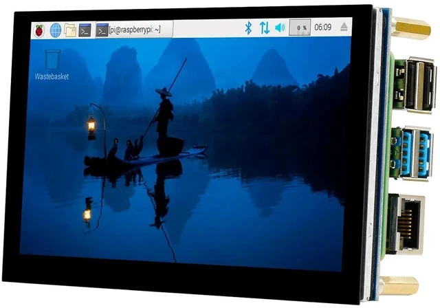 Alt view image 6 of 7 - Compatible with Raspberry Pi Touchscreen 5inch DSI LCD Touch Screen 800×480 Resolution TFT LCD Display Monitor for Raspberry Pi Model 4B/3B+/3A+/3B/2B/B+/A+,CM3/3+