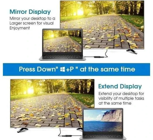 Alt view image 3 of 7 - USB 3.0 to VGA External Video Adapter, 1080P Multi-Monitor Display Graphic Converter Compatible with Windows 7/8/8.1/10/XP PC Laptop Projector