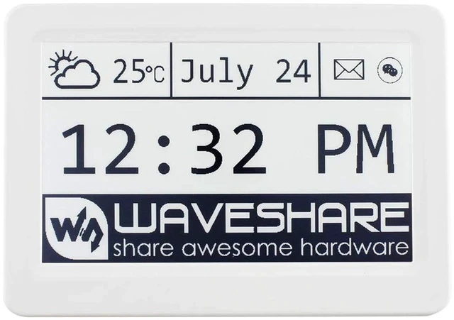 Alt view image 4 of 7 - 7.5inch e-Paper Raw Panel Protection Case ABS Plastic and Better Strength.