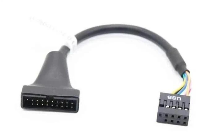 Main image of USB3.0 20Pin Female to USB2.0 9Pin Female Header Adapter Cable, Mainboard Internal Converter Cord for Desktop PC