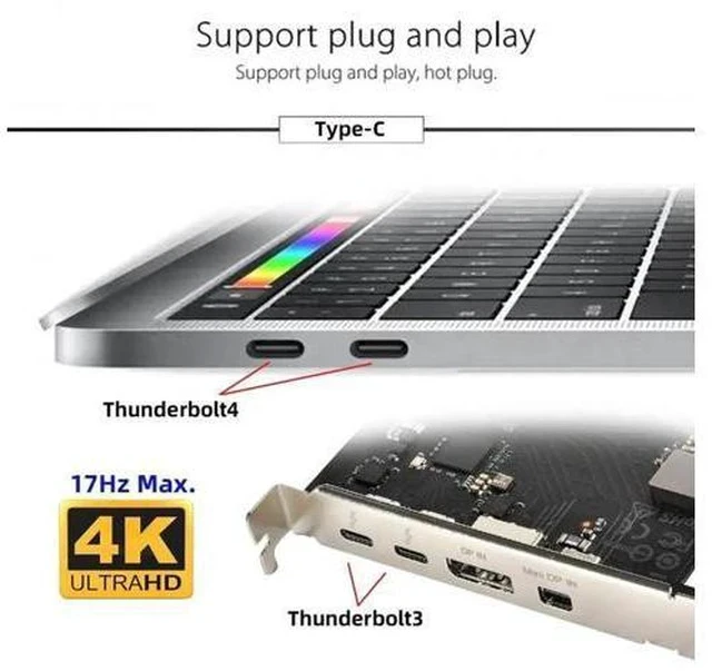 Alt view image 2 of 7 - USB-C Virtual Display Dummy Plug, DP-Alt Mode DDC EDID Headless Ghost Display Emulator 4K@17Hz Black