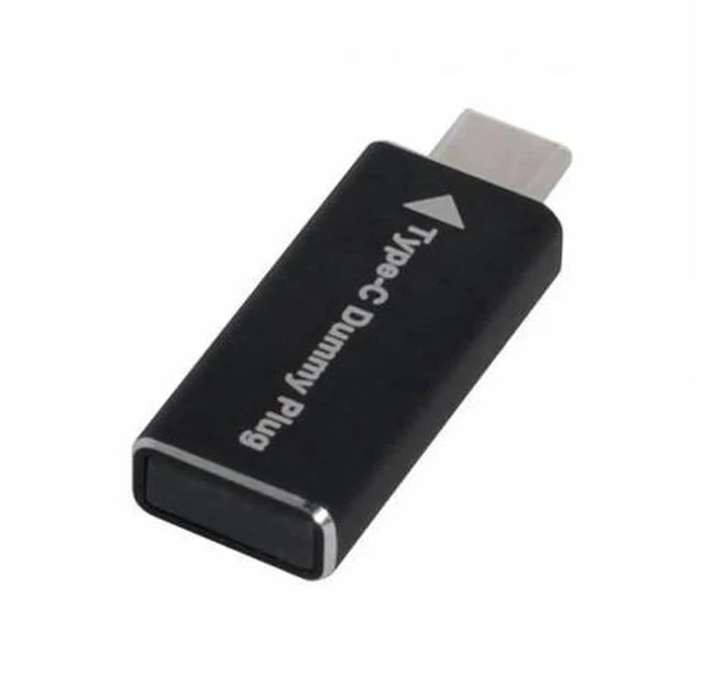 Alt view image 4 of 7 - USB-C Virtual Display Dummy Plug, DP-Alt Mode DDC EDID Headless Ghost Display Emulator 4K@17Hz Black