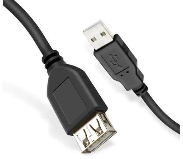 Main image of 0.3M/1FT Black USB 3.0 Type-A Male to Female Extension Cable