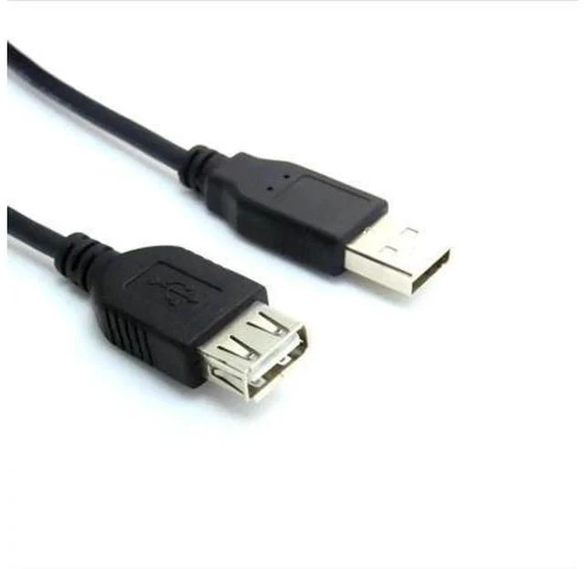 Alt view image 2 of 3 - 0.3M/1FT Black USB 3.0 Type-A Male to Female Extension Cable