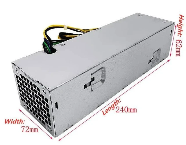 Alt view image 3 of 5 - H255ES-01 B255ES-01 HU255AS-00 AC255ES-00 H255ES-00 L255AS-00 YH9D7 F255ES-00 PSU for De ll 7020 9020 3020 Power Supply 255W
