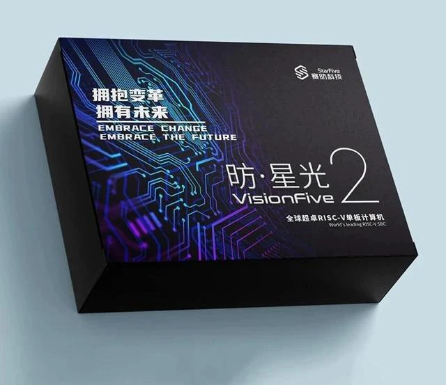 Alt view image 2 of 7 - VisionFive2 RISC-V Single Board Computer, Quad Core, 8GB with WiFi dongle, StarFive JH7110 with 3D GPU, Dual Ethernet Port with 2 x 1Gbit, for IOT/AI (Kit 7, Version v1.3B)