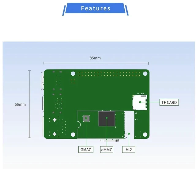 Alt view image 2 of 7 - StarFive VisionFive 2 Lite RISC-V JH7110S SOC Single Board Computer AIoT Smart Home Development Boards Supports OpenWrt CasaOS (8GB with WiFi,VisionFive 2 Lite)