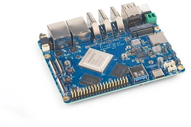 Alt view image 5 of 7 - NanoPC-T6 Plus Single Board Computer, RK3588, 16GB LPDDR5 RAM, 64GB eMMC, Support 8K Video & HDMI in, Dual 2.5G Ethernet, WiFi 6, M.2 NVMe Slot (16+64GB,Bare Board)