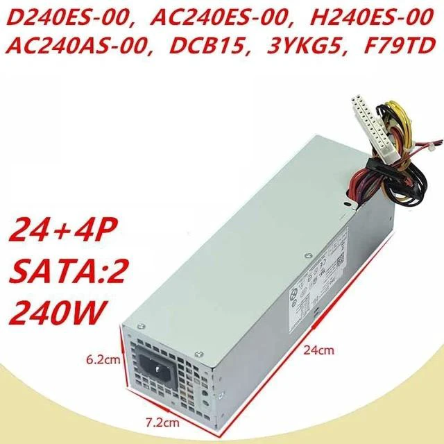 Alt view image 2 of 5 - PSU for 390 790 990 3010 7010 9010 240W Power Supply D240ES-00 AC240ES-00 H240ES-00 AC240AS-01 H240AS-00