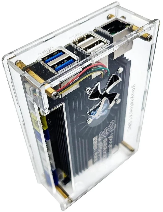Alt view image 3 of 3 - Customized Acrylic Case for X1 DIY X86 SBC