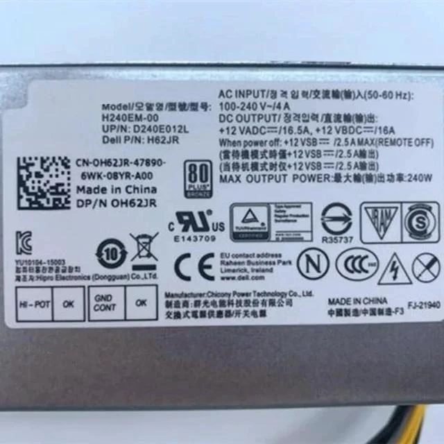 Alt view image 4 of 4 - PSU for 3040 3046 7040 7050 Power Supply H240EM-00 L240AM-00 B240NM-00 AC240AM-00 L240EM-00 240W