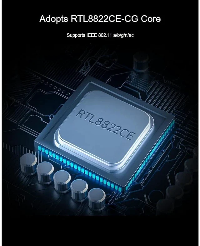 Alt view image 6 of 7 - Wireless-RTL8822CE 2.4G/5GHz Dual-Band WiFi 5.0 RTL8822CE Wireless NIC Module, Bluetooth 5.0 standard, Compatible with Bluetooth 2.1+EDR,Supports Linux, Windows 10/11