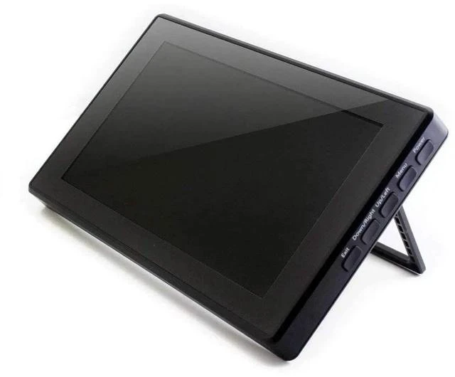 Alt view image 6 of 7 - 7inch HDMI LCD (H) (with case) 1024x600 for Raspberry Pi IPS Display Capacitive Touch Screen Monitor with Toughened Glass Cover Case for Raspberry Pi 4/3/2/1 B B+ A+/Jetson Nano/Windows 10
