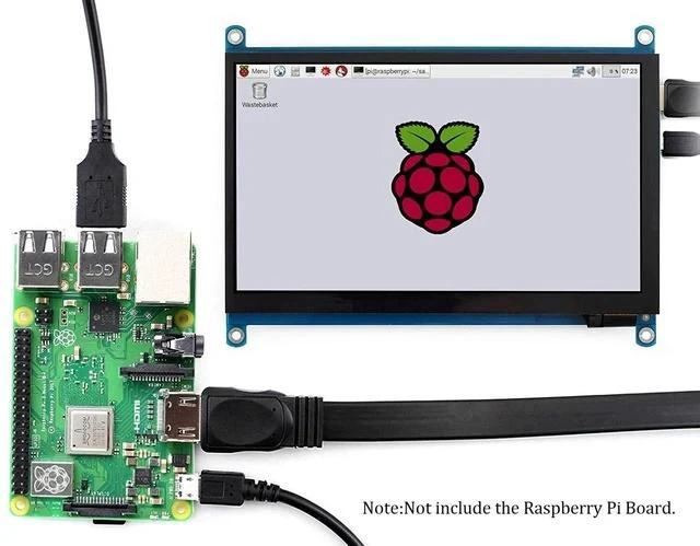 Alt view image 4 of 7 - 7inch HDMI LCD (H) 1024x600 IPS Capacitive Touch Screen LCD Display HDMI Module for Raspberry Pi, Jetson Nano, BB Black, Banana Pi, Microsoft XBOX360 and Nintendo Switch