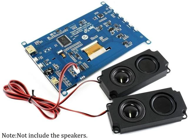 Alt view image 5 of 7 - 7inch HDMI LCD (H) 1024x600 IPS Capacitive Touch Screen LCD Display HDMI Module for Raspberry Pi, Jetson Nano, BB Black, Banana Pi, Microsoft XBOX360 and Nintendo Switch