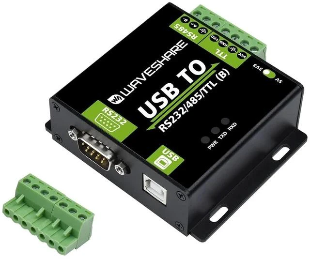 Main image of USB to RS232/RS485/TTL(UART) Interface Converter Industrial Isolated USB Converter Adapter Adopt Original CH343G Inside,Protection Circuits,Stable Transmission,Multiple Devices Applicable