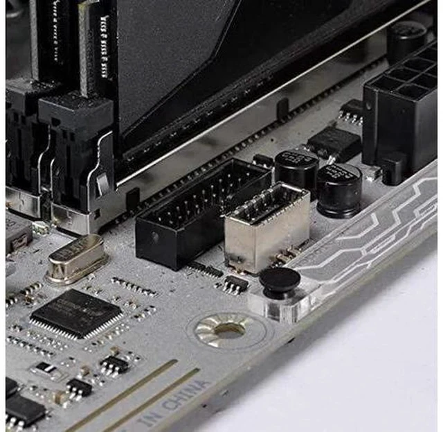 Alt view image 4 of 7 - 19/20Pin Motherboard Header to USB 3.1 Type-E Front Panel Adapter with Built-in Signal Chip, Internal USB-C Front Panel Convertor for DIY PC Gaming Cases, ASUS, MSI, Gigabyte, Dell, HP, Lenovo Motherb