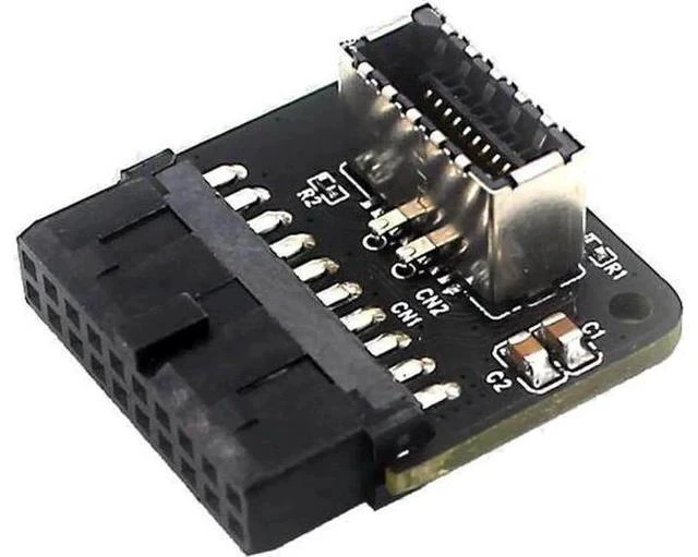 Main image of USB3.0 19/20Pin Motherboard Header to KeyA TypeE Adapter, Internal Converter for USBC Front Panel Port