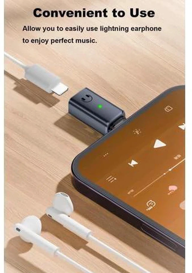 Alt view image 2 of 6 - USB C to 3.5mm Headphone Jack Adapter, Type C Audio Converter Compatible with iPhone 15/16 Series, iPad Air, Grey, No Charging/Data/Lavalier Mic Support
