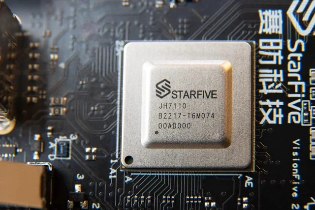 Alt view image 3 of 6 - StarFive VisionFive2 RISC-V Single Board Computer, 8G Super Early Bird with WiFi dongle, StarFive JH7110 with RISC-V U74, Dual LAN Port with 1x 10/100 Mbit and 1x 1Gbit (Version A)