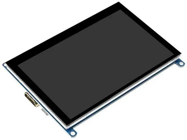 Alt view image 7 of 7 - 5 inch Capacitive Touch Screen TFT LCD Display Toughened Glass Panel 800x480 5inch HDMI H V4 LCD for Raspberry Pi 4B/3B+/3B/Zero/Zero W WH,PC,Support VariousSystems