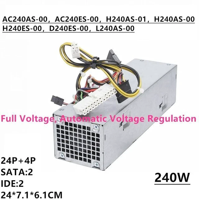 Alt view image 2 of 5 - PSU for 390 790 990 3010 7010 9010 240W Power Supply 3WN11 L240AS-00 H240AS-00 H240AS-01 AC240AS-01 H240ES-00