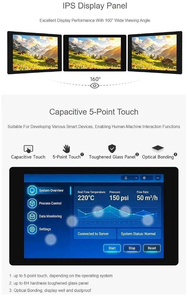 Alt view image 3 of 6 - ESP32-P4-WIFI6 4.3inch LCD Development Board with 5MP OV5647 Camera,480×800 Resolution 5-Point Capacitive Touch Display,Based on ESP32-P4 and ESP32-C6,Supports AI Speech Interaction