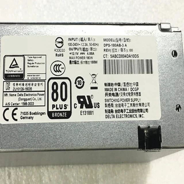 Alt view image 6 of 6 - DPS-180AB-26A DPS-180AB-30A DPS-180AB-3A PCH019 PCH021 PA-1181-3HB PCC005 Original New 180W Power Supply for H P 600G3 400G5