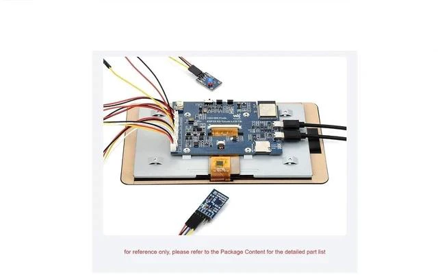 Alt view image 6 of 7 - ESP32-S3 7inch Display Development Board Type B 1024×600 Resolution 7IPS LCD Screen Supports Wi-Fi and Bluetooth BLE 5,Backlight Adjustable, Multiple Peripheral Interfaces