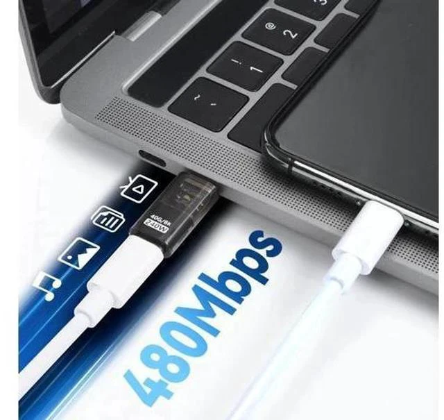 Alt view image 2 of 7 - 3 Pack 40Gbps USB C Male to Female Extender Adapter, 240W PD Fast Charging Type-C Extension Converter with LED Indicator, Support Audio & Video for Laptops, Tablets & Phones