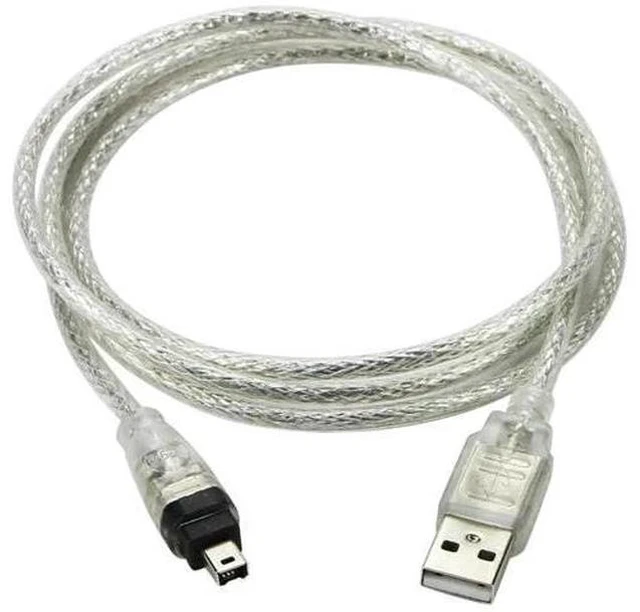 Main image of 1.5M USB 2.0 to IEEE 1394 4Pin iLink Firewire Cable Specially for DCR-TRV75E DV Camcorder, 4.92FT