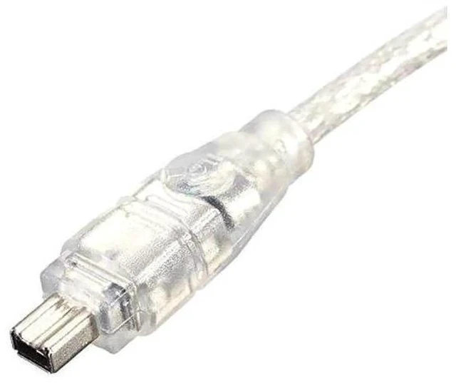 Alt view image 4 of 7 - 1.5M USB 2.0 to IEEE 1394 4Pin iLink Firewire Cable Specially for DCR-TRV75E DV Camcorder, 4.92FT