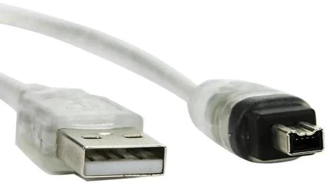 Alt view image 7 of 7 - 1.5M USB 2.0 to IEEE 1394 4Pin iLink Firewire Cable Specially for DCR-TRV75E DV Camcorder, 4.92FT