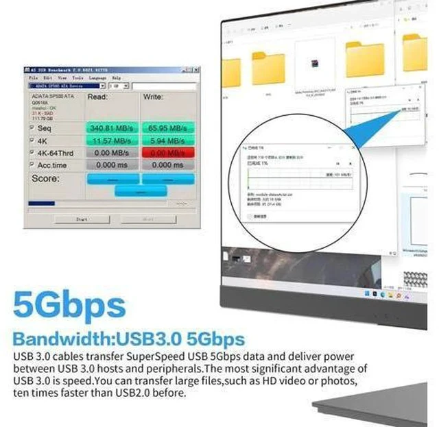 Alt view image 3 of 6 - 1ft/30cm 90 Degree USB 3.0 20Pin Motherboard Extension Cable, 19/20Pin Female to Female Front Panel Header Cord