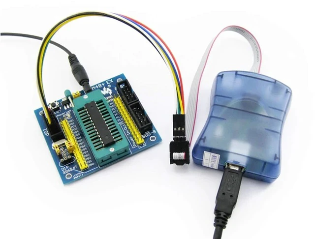 Alt view image 3 of 7 - Compatible with Atmel AT AVRISP mkII mk2 AVR ISP in-System Programmer USB AVRISP XPII Support All AVR Devices with ISP or PDI Interface, XMEGA Support AVR Studio 4/5/6