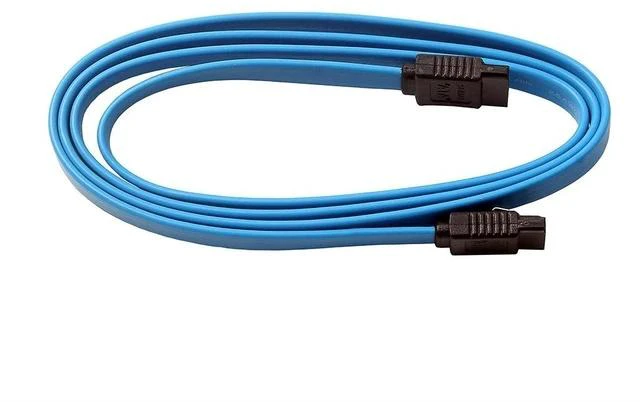 Alt view image 2 of 4 - High-Speed SATA 3.0 Data Cable SATA III HDD/ODD Serial Cable, Dual-Head with Latching Clips, Straight Connector, 6Gbps for Hard Drive / Optical Drive Connection - 0.5m