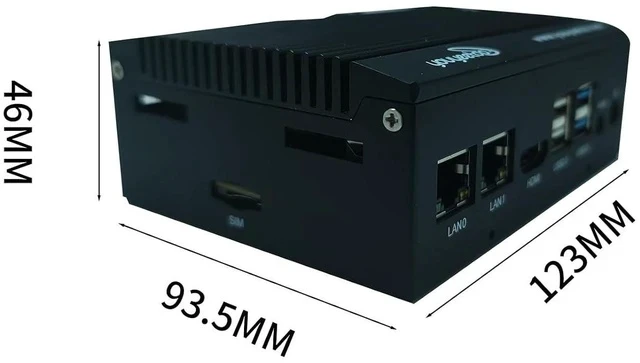 Alt view image 3 of 7 - Dual GbE Low Power Arm Mainboard - YY3568 Basic Rockchip RK3568 - Support SATA 3.0, PCIe 3.0 SSD, USB Host x6 - Up to 4K@60Hz Video Output - AIoT Control/NAS/Single Board Computer (Kit D)