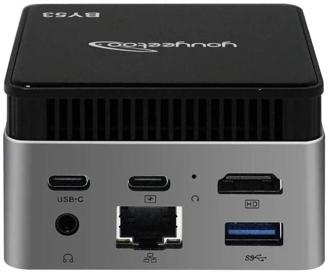 Alt view image 5 of 7 - BY53 Windows 11 Mini Pc, Intel N150(up to 3.6GHz),LPDDR5 12GB RAM, M.2 2242 SSD(Up to 1TB), with HDMI2.0 4K Output, WiFi/BT, Supports One-Click Boot (12GB RAM,0GB SSD)