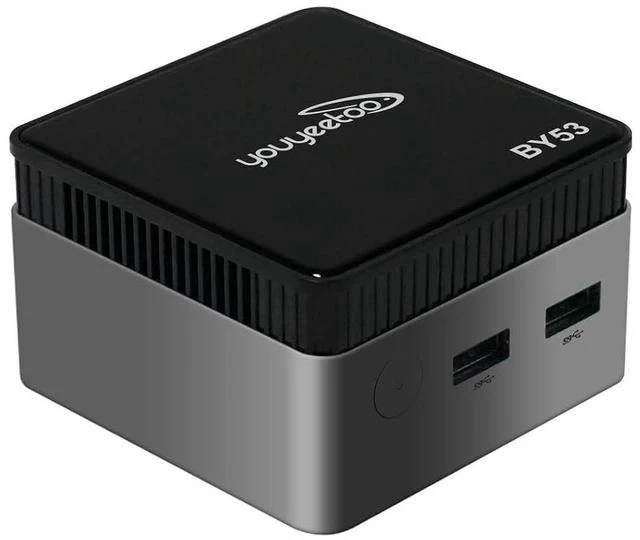 Alt view image 3 of 7 - BY53 Windows 11 Mini Pc, Intel N150(up to 3.6GHz),LPDDR5 12GB RAM, M.2 2242 SSD(Up to 1TB), with HDMI2.0 4K Output, WiFi/BT, Supports One-Click Boot (12GB RAM,0GB SSD)
