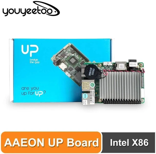 Alt view image 2 of 6 - AAEON UP Board 1GB RAM/16GB EMMC - a Win10 X86 Development Board Compatible with Raspberry Pi HAT, Both Support Ubuntu & Android OS