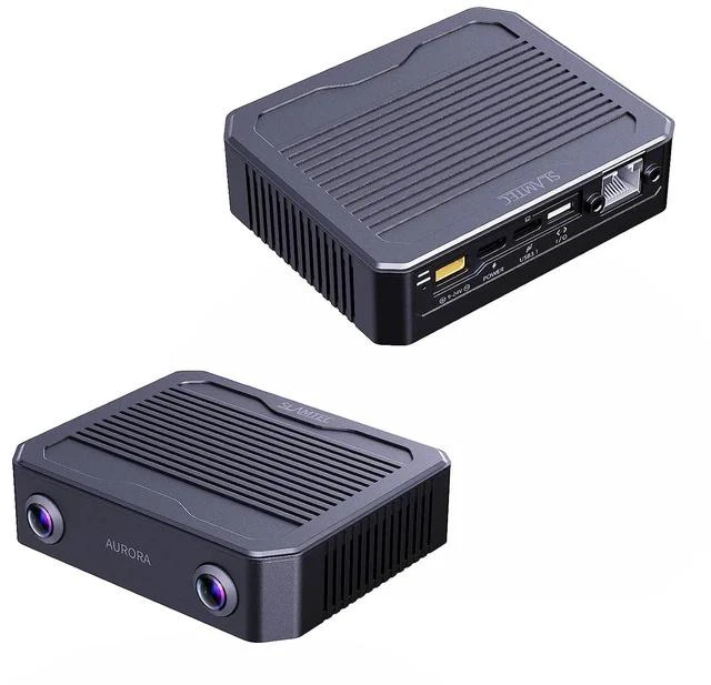 Alt view image 3 of 7 - SLAMTEC Aurora S A2M2 Compact AI 3D LiDAR Mapping System, Real-Time 6DOF Localization & Dense Depth, Indoor/Outdoor, ROS1/ROS2 & Python SDK, Plug-and-Play for AGV/AMR/Digital-Twin (Aurora-S)