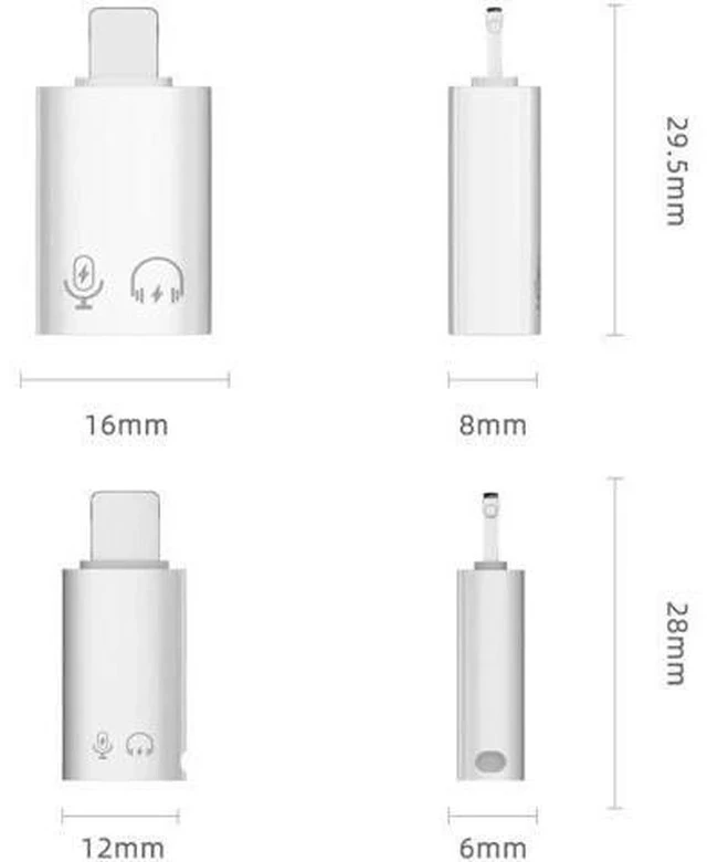 Alt view image 6 of 7 - 2 Pack USB-C to USB 3.0 OTG Adapter, Plug-and-Play Converter for iPhone 15/16 Series & iPad, Supports Flash Drive, Card Reader, Keyboard, Mouse, Lavalier Mic & Digital Headphones