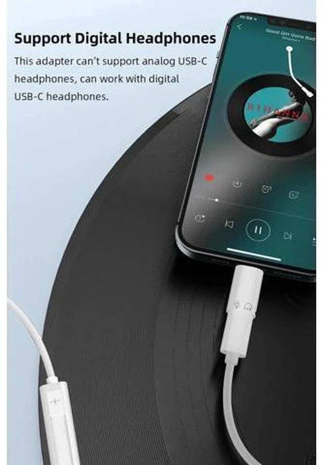 Alt view image 5 of 7 - 2 Pack USB-C to USB 3.0 OTG Adapter, Plug-and-Play Converter for iPhone 15/16 Series & iPad, Supports Flash Drive, Card Reader, Keyboard, Mouse, Lavalier Mic & Digital Headphones
